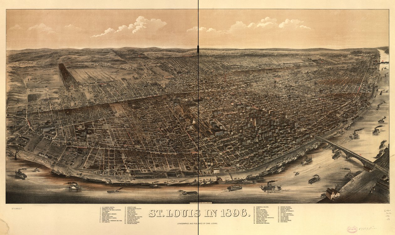 1896 年的圣路易斯 作者 查尔斯·尤恩