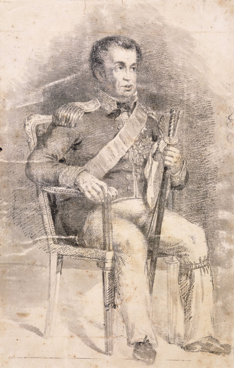 唐乔奥六世肖像c。 1825-6 作者 查尔斯·兰瑟