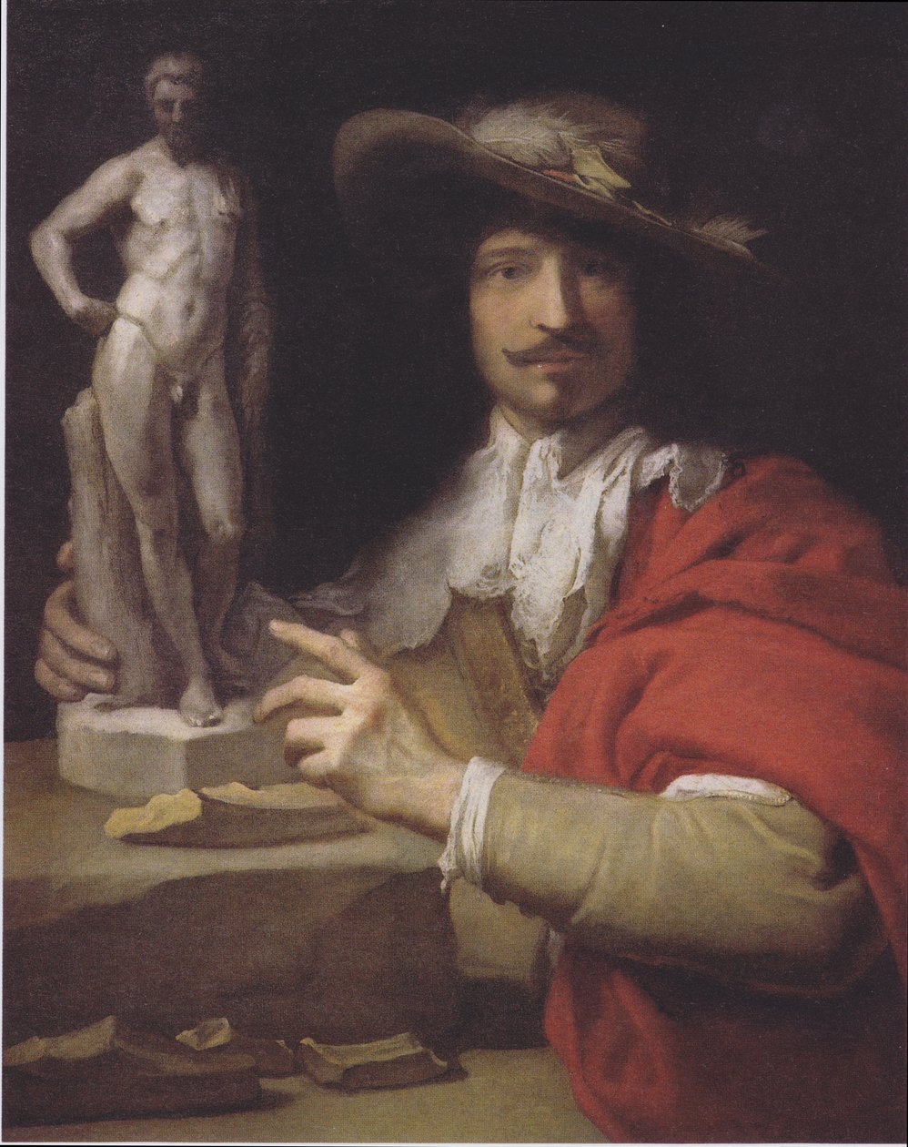 德语：Porträt des Bildhauers Nicolas le Brun 雕塑家尼古拉-勒布伦的肖像 作者 查尔斯·勒布朗
