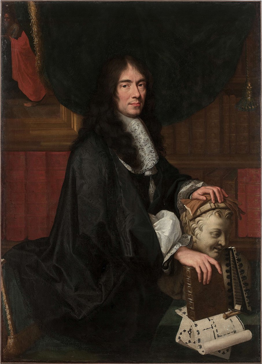 查尔斯·佩罗（Charles Perrault）肖像1628-1703。 作者 查尔斯·勒布朗
