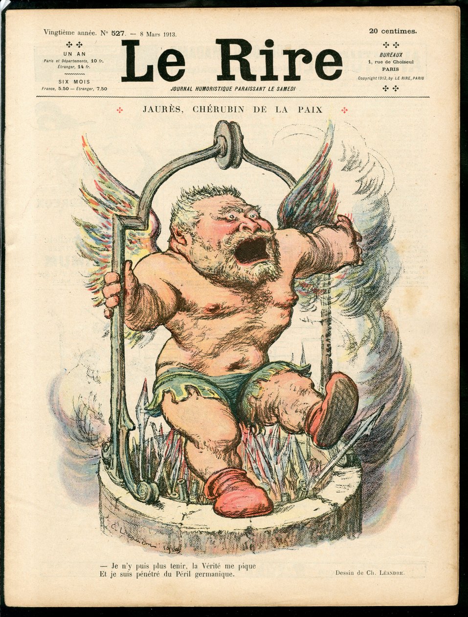 “The Laughter”的封面，Satirical en Colors 作者 查尔斯·莱安德烈