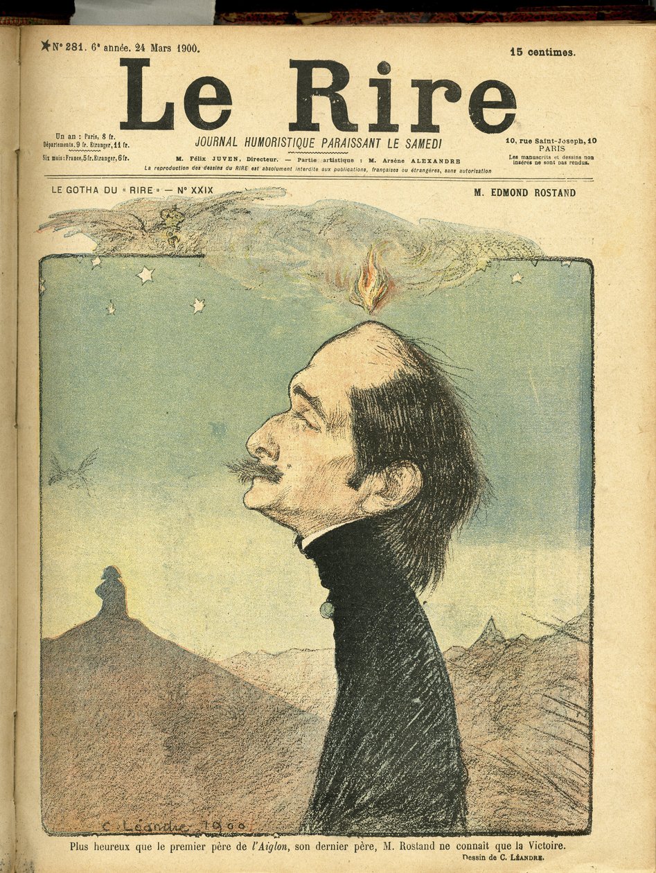 Charles Leandre (1862-1934) 为 Le Rire 的封面插图 作者 查尔斯·莱安德烈