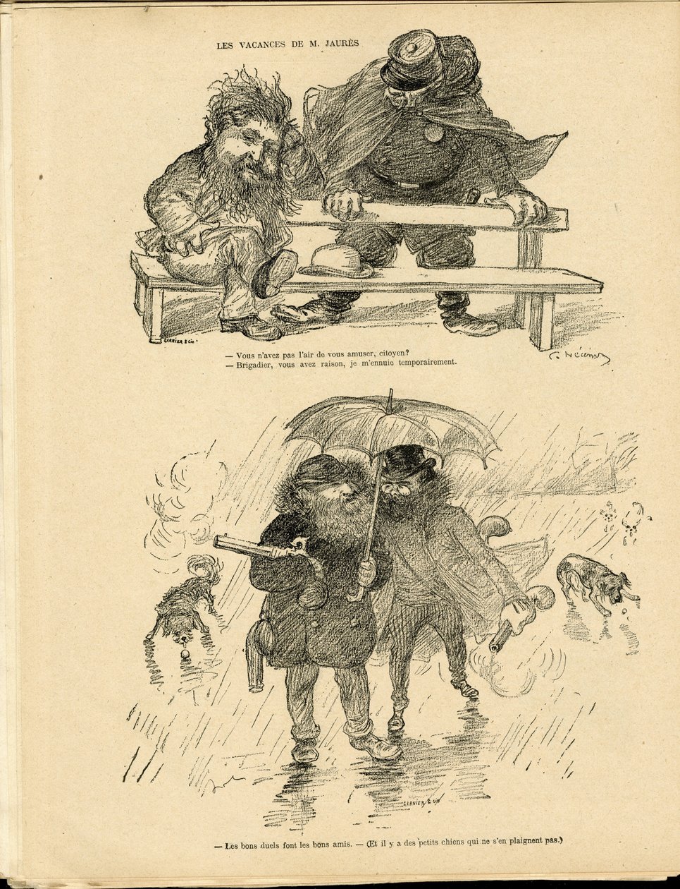 Charles Leandre (1862-1934) 在 Le Rire 的插图 作者 查尔斯·莱安德烈