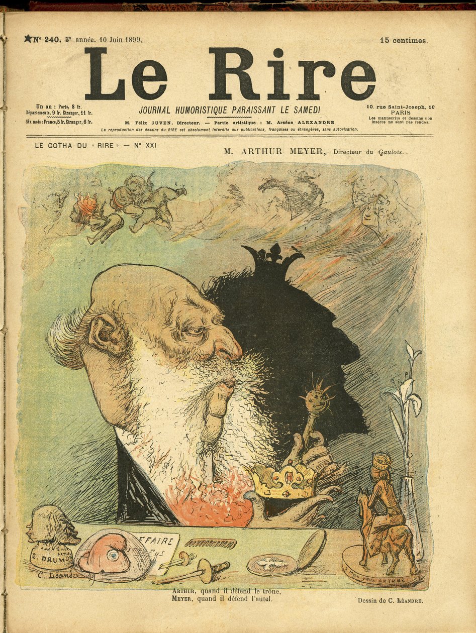 Charles Leandre (1862-1934) 为 Le Rire 封面插图，编号 240 作者 查尔斯·莱安德烈