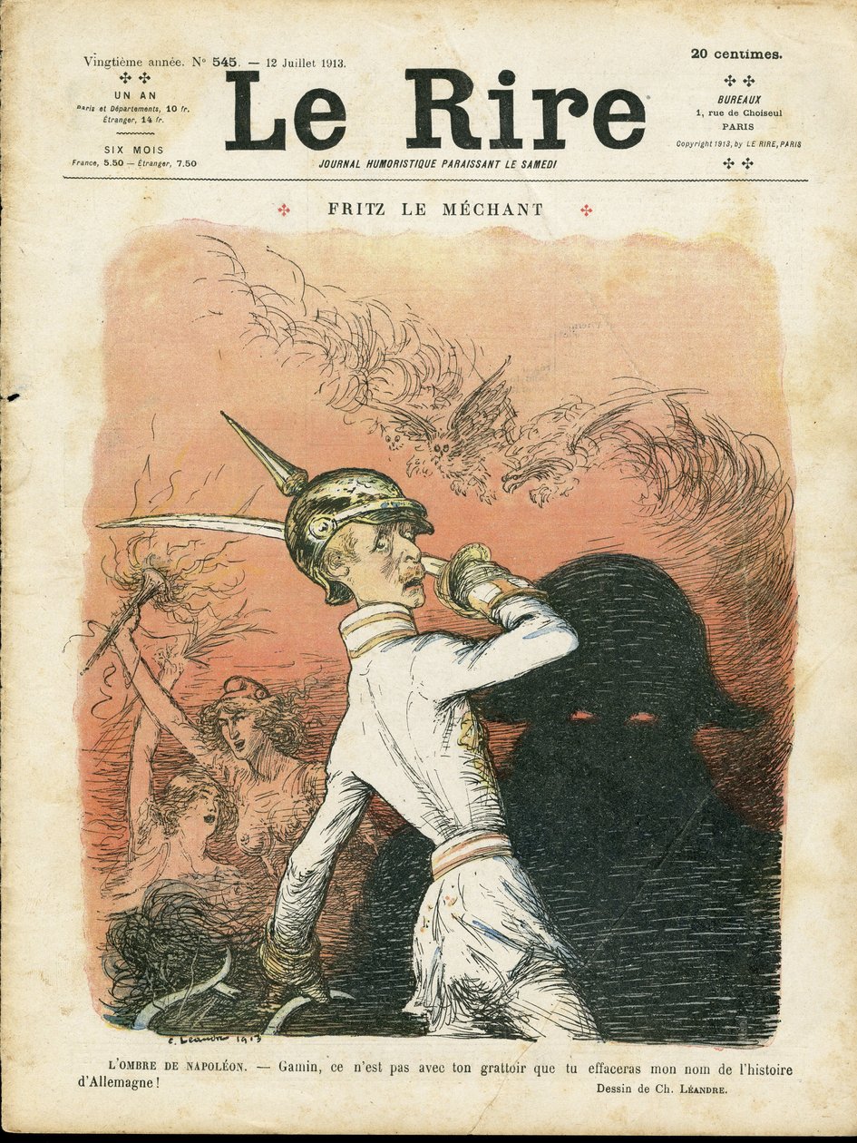 Illustration of Charles Leandre (1862-1934) for the Cover of Le Lire 作者 查尔斯·莱安德烈