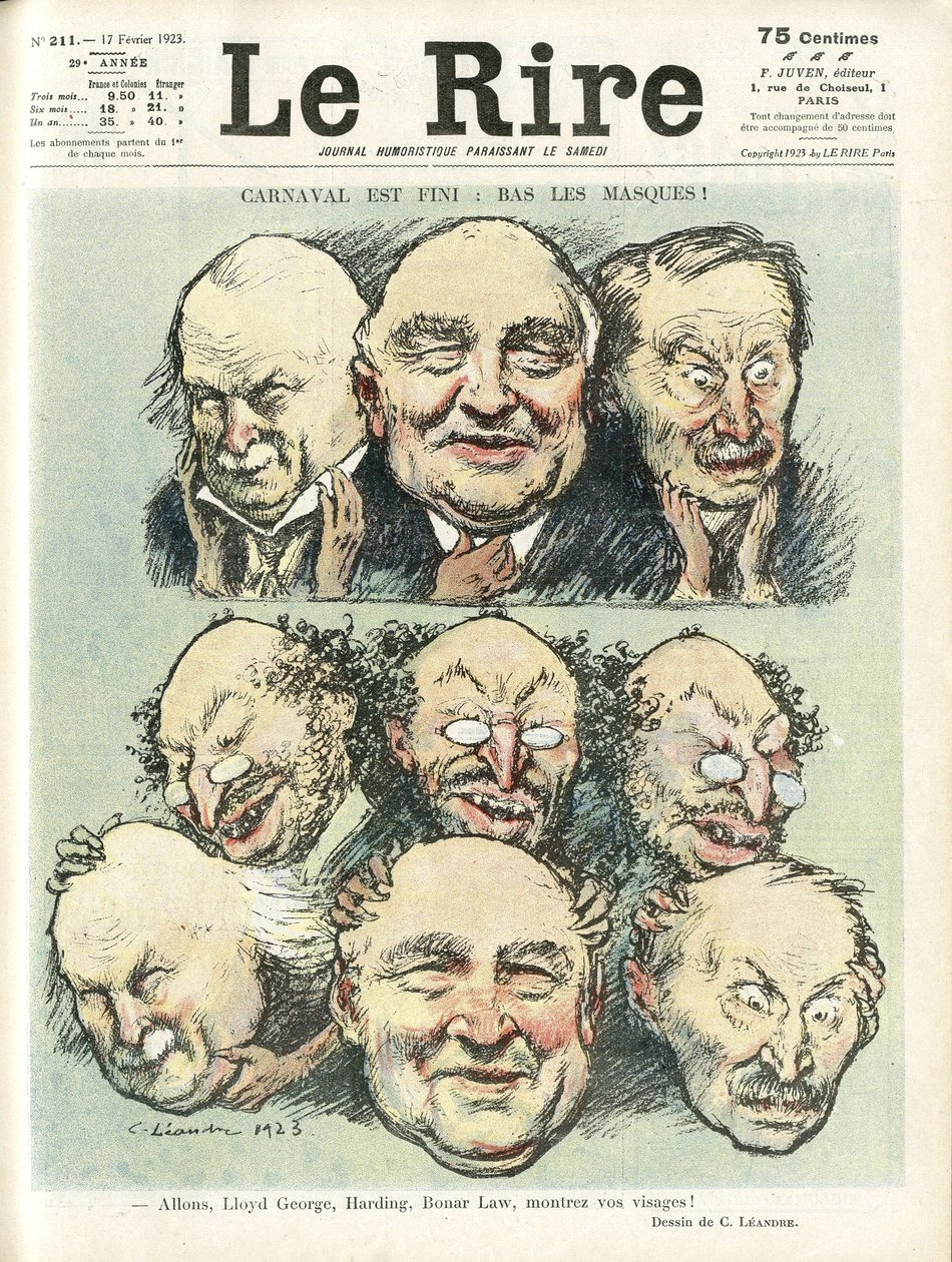 Illustration of Charles Leandre (1862-1934) for the Cover of Le Rire 作者 查尔斯·莱安德烈
