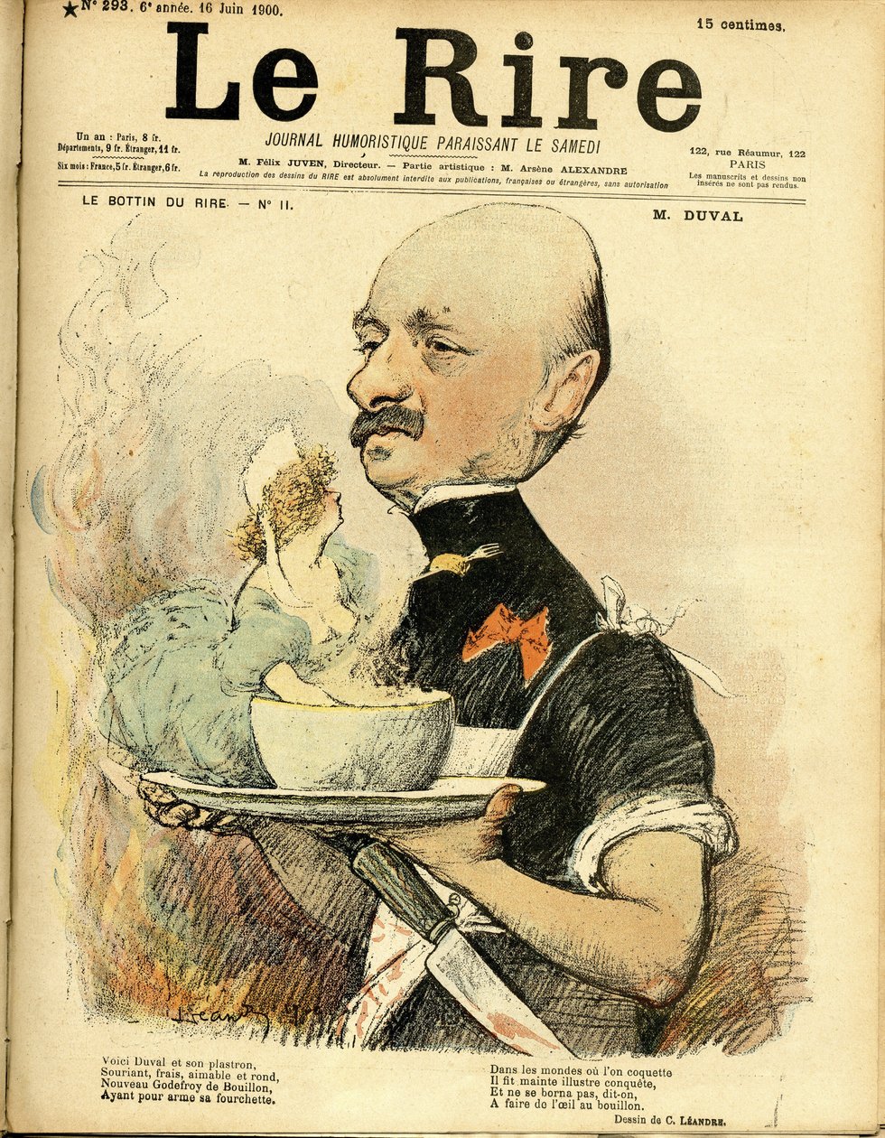 Charles Leandre (1862-1934) 为 Le Rire 的封面插图 作者 查尔斯·莱安德烈