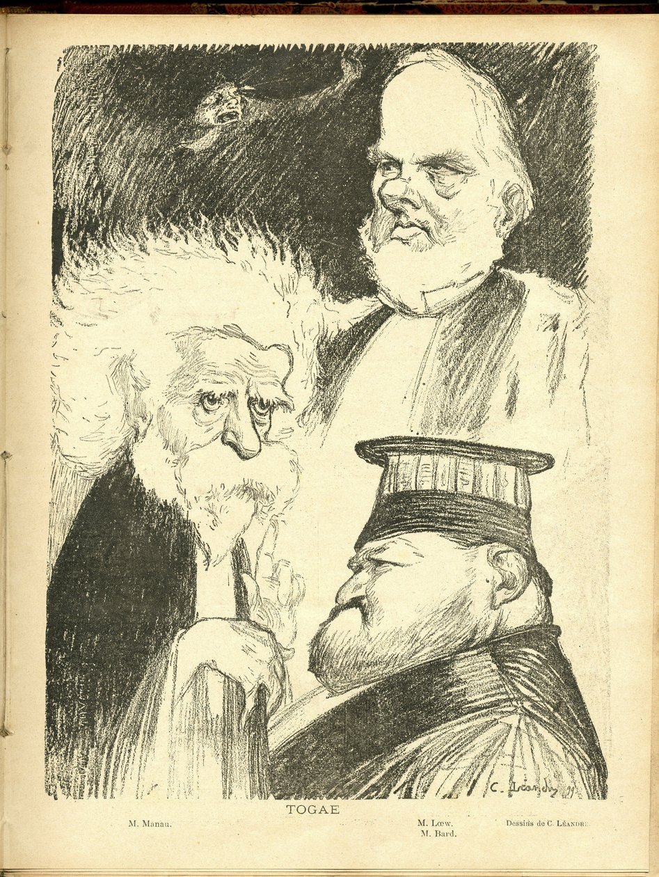 Charles Leandre (1862-1934) 在 Le Lire 中的插图 作者 查尔斯·莱安德烈