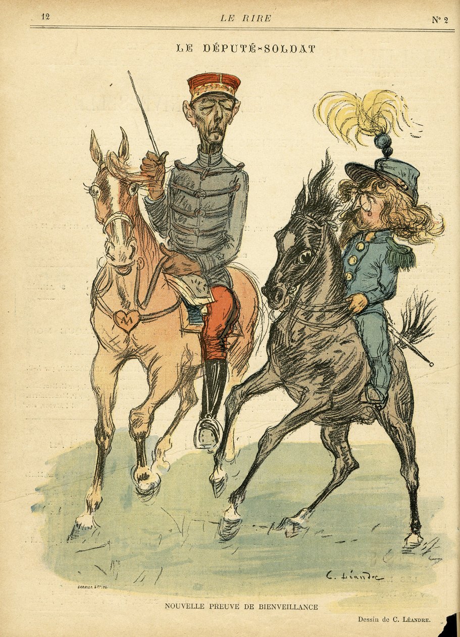 Charles Leandre（1862-1934）在《Le Rire》中的插图 作者 查尔斯·莱安德烈