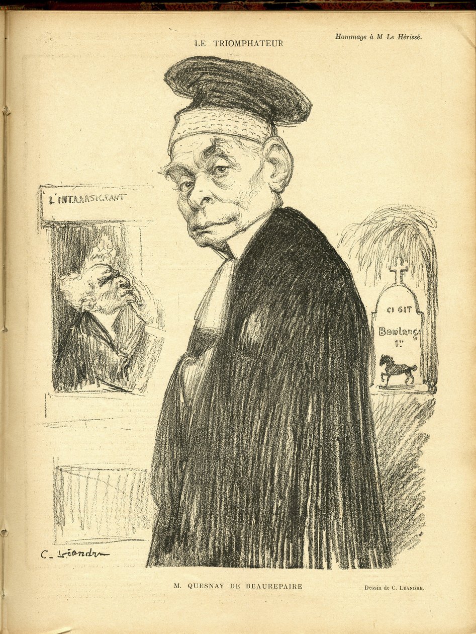 Charles Leandre (1862-1934) 在 Le Rire 中的插图 作者 查尔斯·莱安德烈