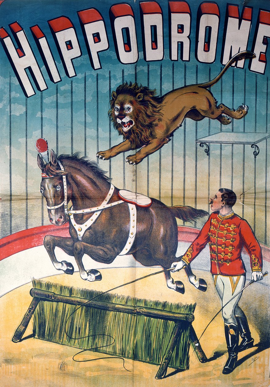 海报广告&39;Hippodrome&39;马戏团，c.1900 作者 查尔斯·利维