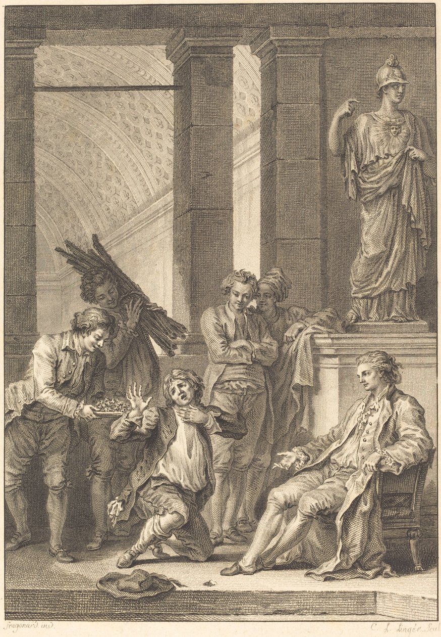 农民 作者 查尔斯·路易斯·林吉（Jean Honore Fragonard）