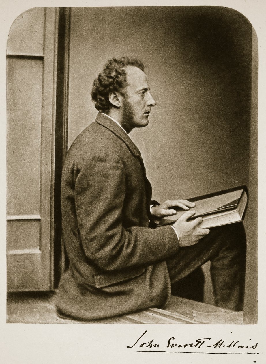 John Everett Millais，1865年7月21日（sepia照片） 作者 查尔斯·路德维奇·道奇森