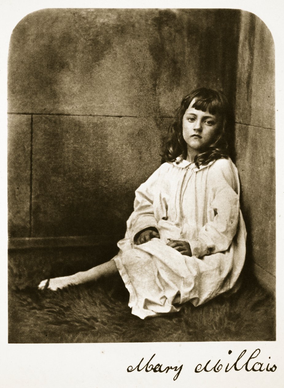Mary Millais，1865年7月21日（sepia照片） 作者 查尔斯·路德维奇·道奇森