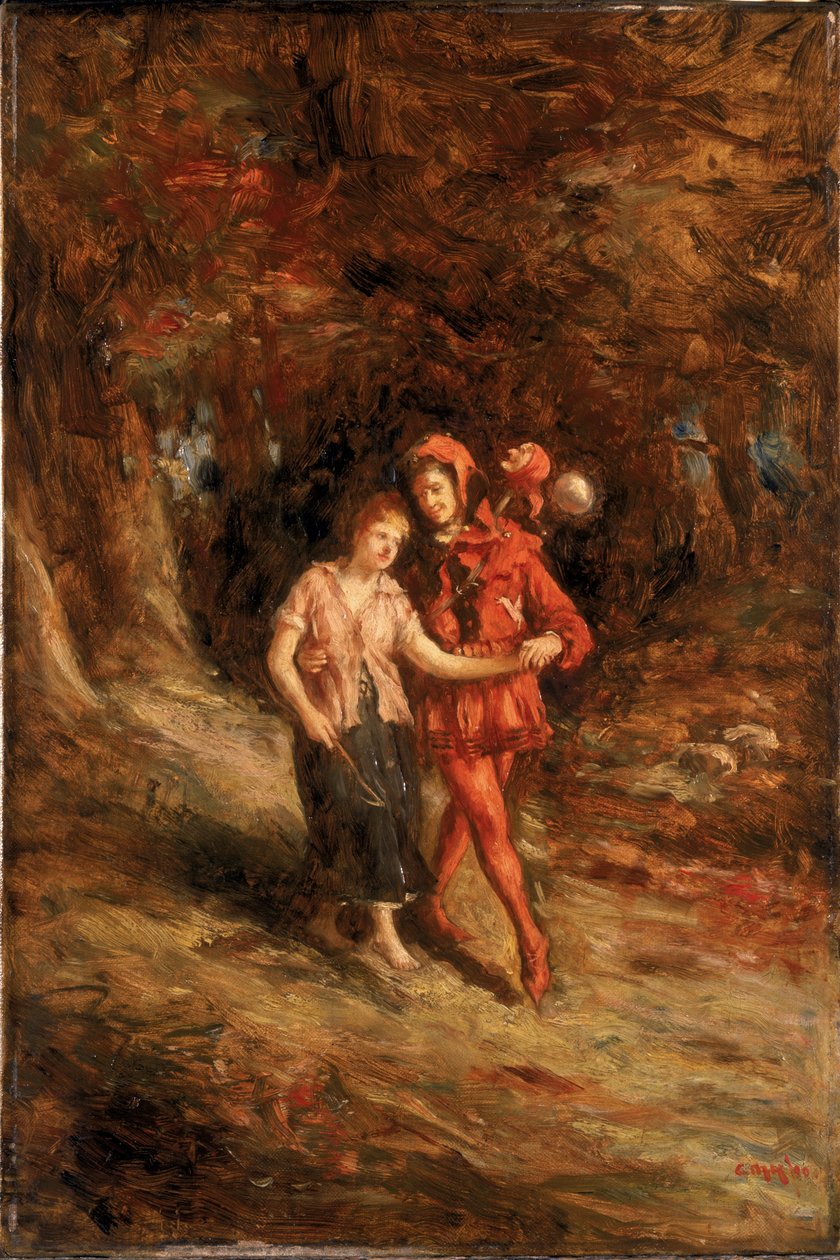 Touchstone和Audrey，1890年 作者 查尔斯·马丁·哈迪