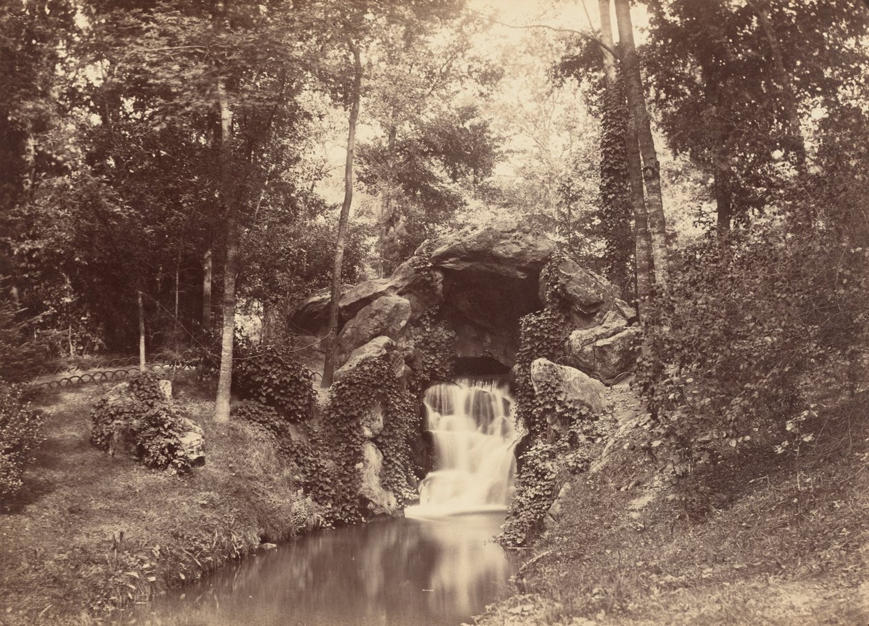 石窟，Mare aux Biches，布洛涅森林，1858-1860 年（照片） 作者 查尔斯·马维尔