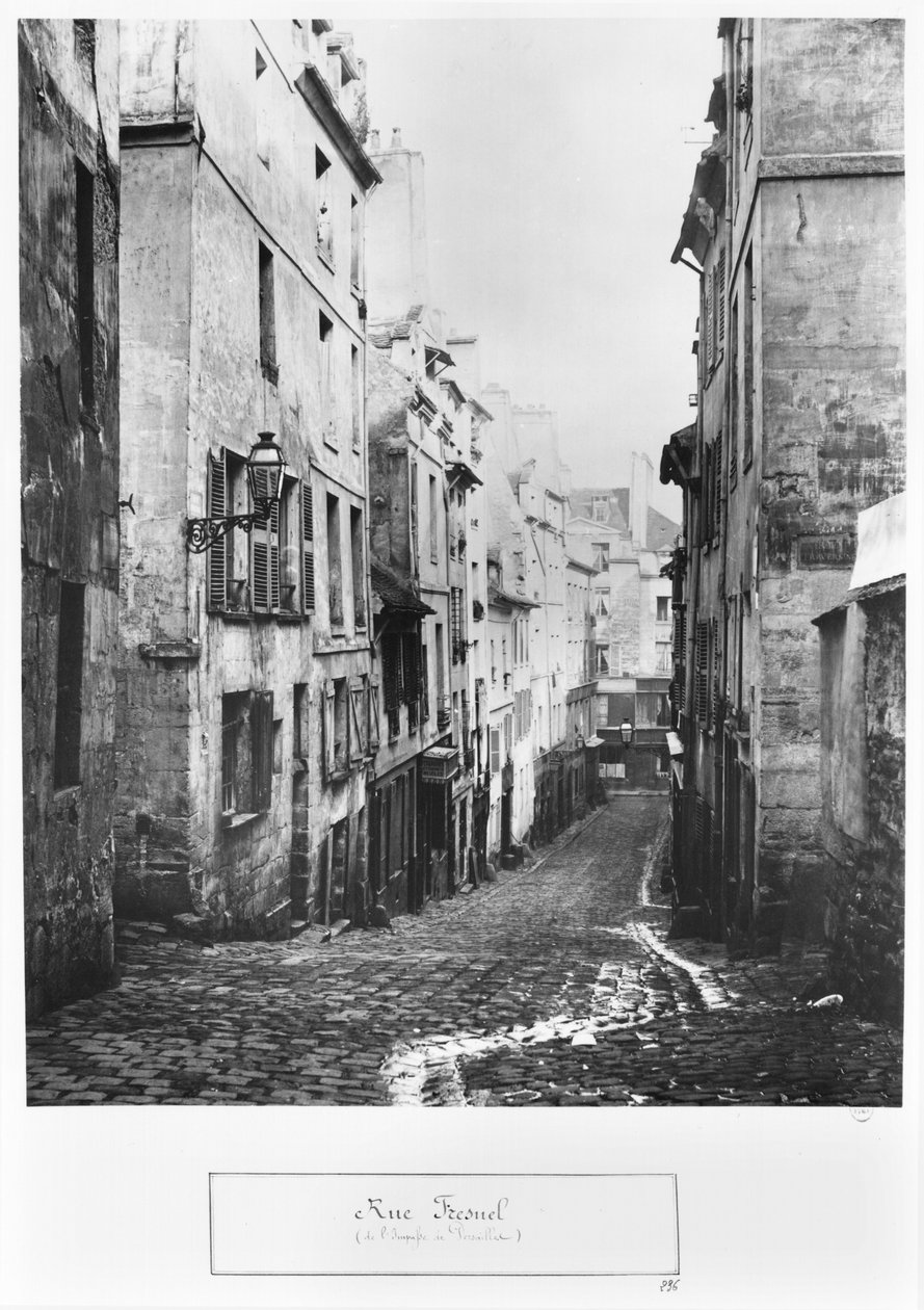 Rue Fresnel，1858年至1878年在巴黎凡尔赛宫的死胡同 作者 查尔斯·马维尔