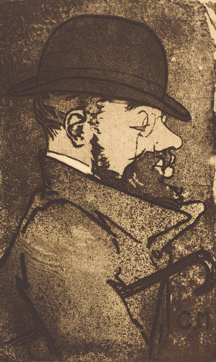 亨利-德-图卢兹-劳特累克，1890年。 作者 查尔斯·莫林