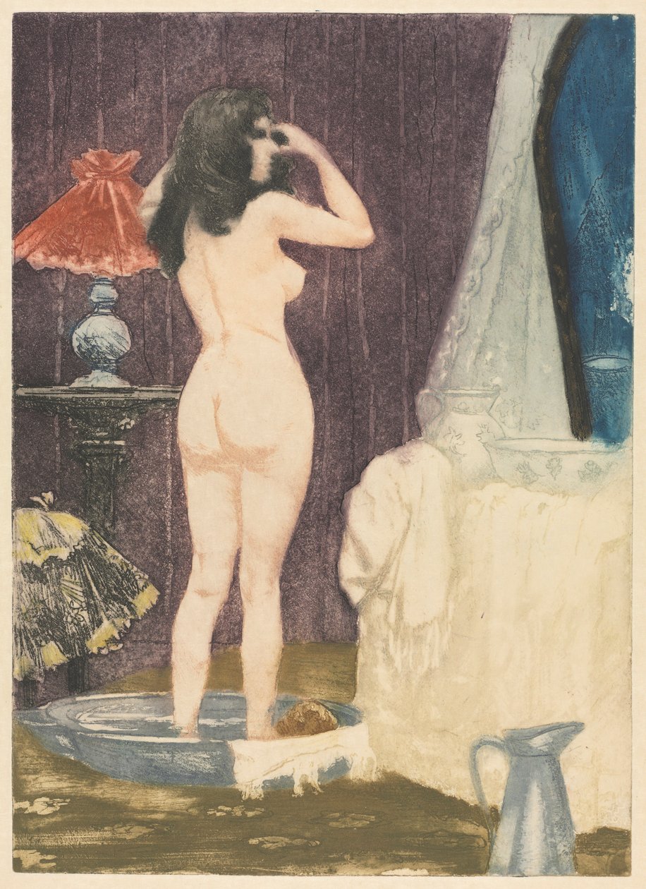更衣室，1898年。 作者 查尔斯·莫林
