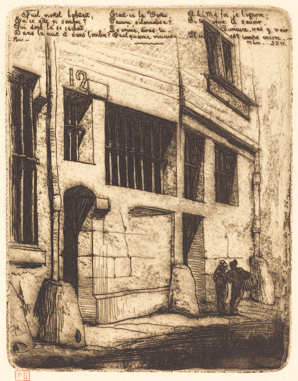 巴黎的 "坏小子街"（La Rue des Mauvais Garçons, Paris）。 作者 查尔斯·梅里昂