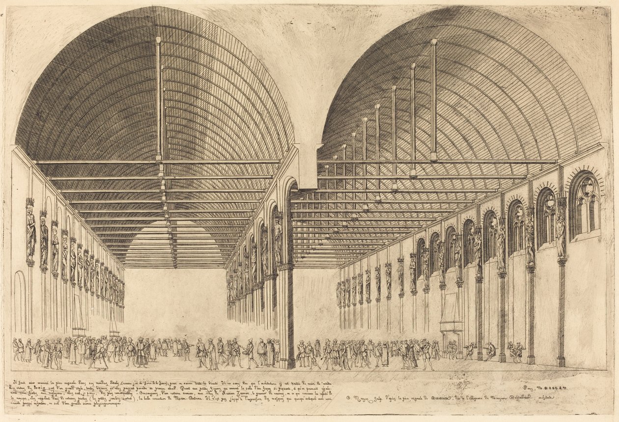 巴黎司法宫候见厅 (La salle des pas-perdus à l