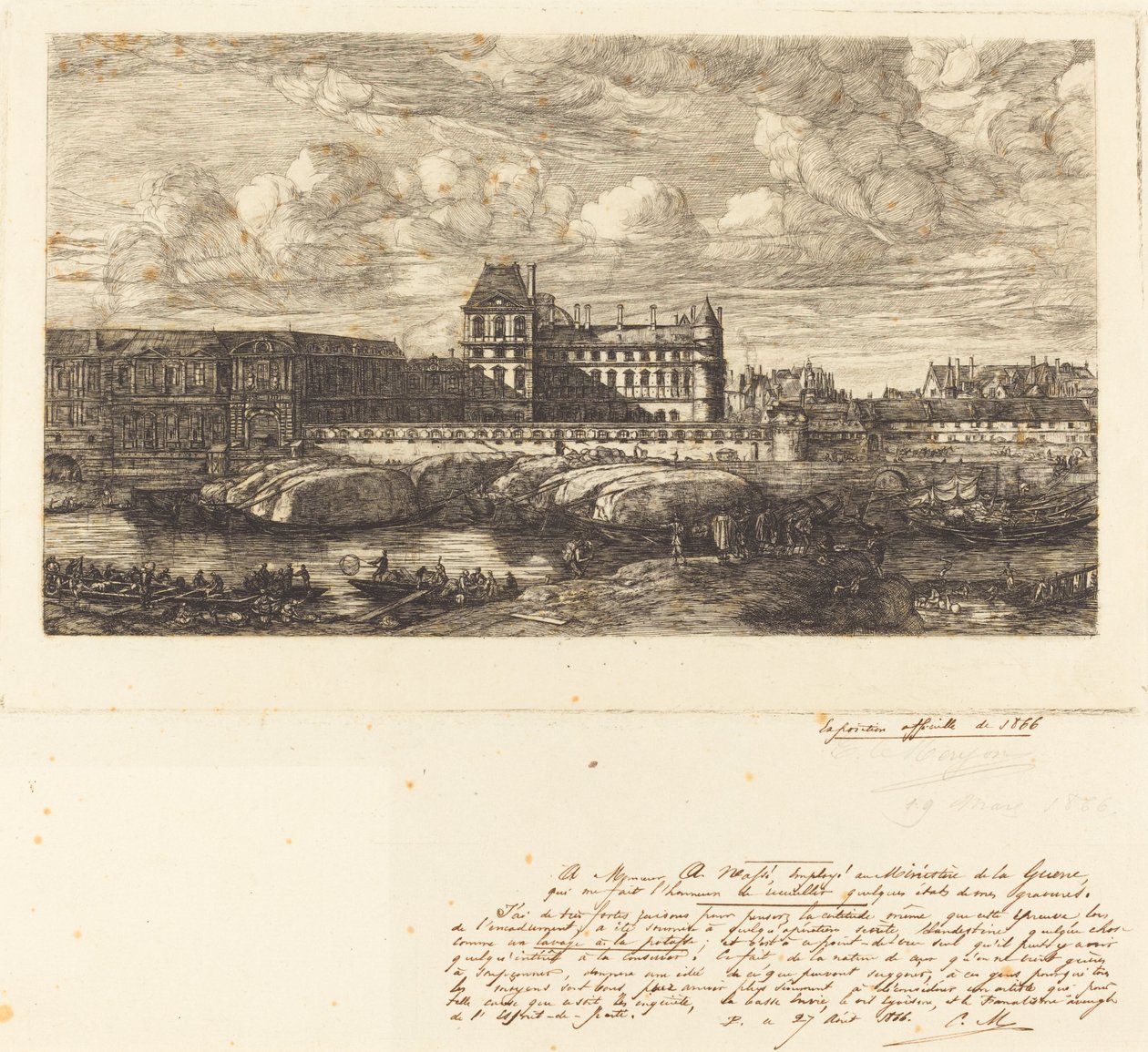老卢浮宫，出自泽曼的画作，1651年 作者 查尔斯·梅里昂