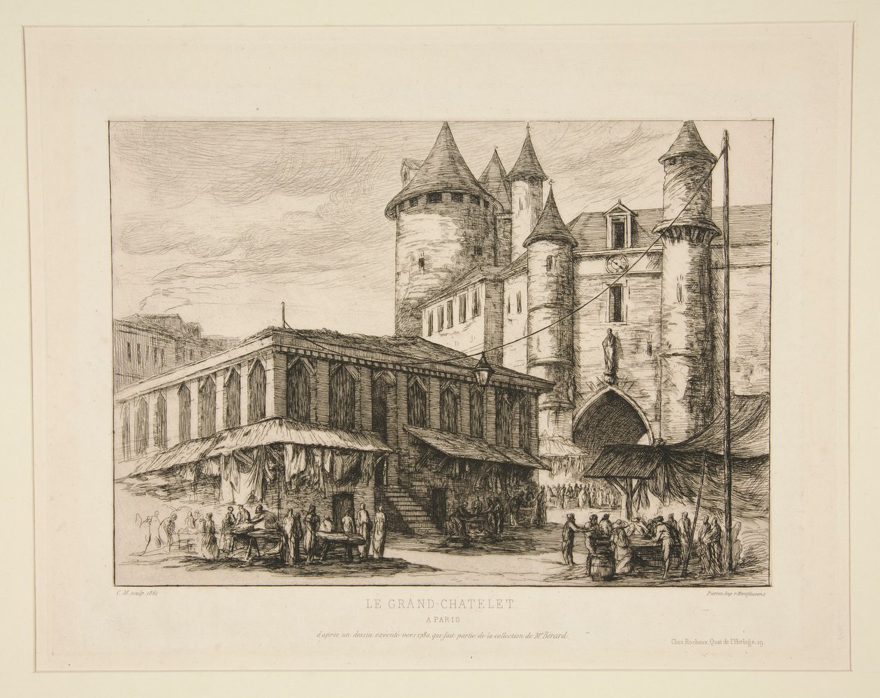 Le Grand Chatelet [约 1780 d 作者 查尔斯·梅里昂