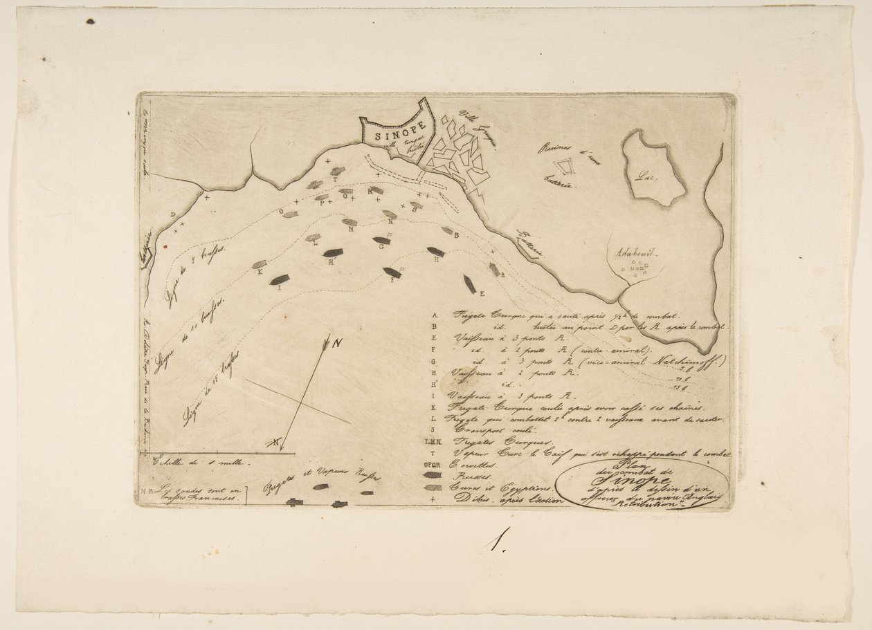 1853年的“中石化战役计划”。 作者 查尔斯·梅里昂