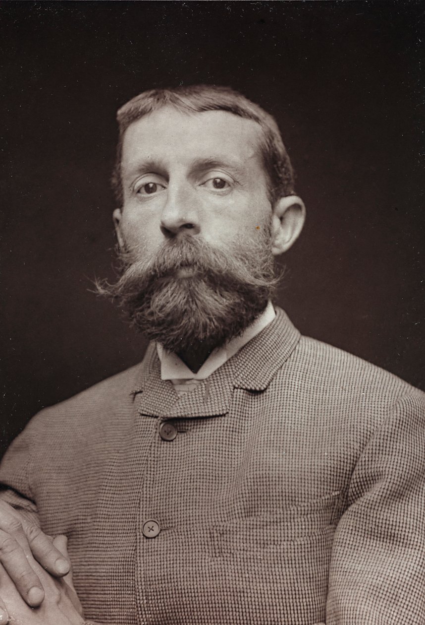 艺术和传记专辑，第5年，沙龙1885年;美国艺术家Edwin Lord Weeks的肖像（1849-1903） 作者 查尔斯·米歇雷斯