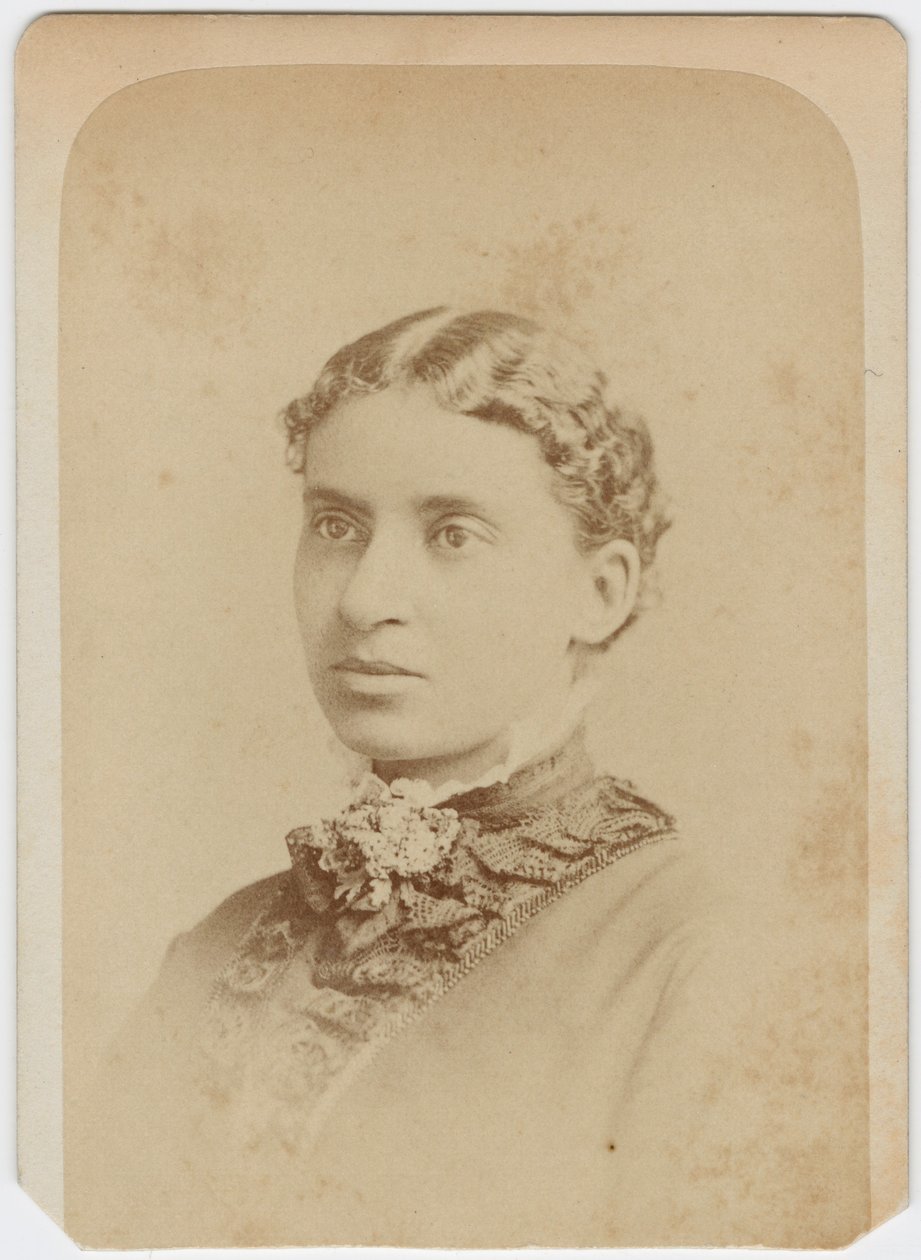 Lottie Grimke的Visie卡，1870年 作者 查尔斯·米尔顿·贝尔