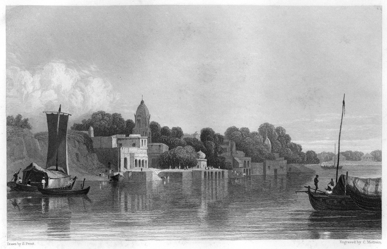 印度Cawnpore，建于1860年。 作者 查尔斯·莫特兰