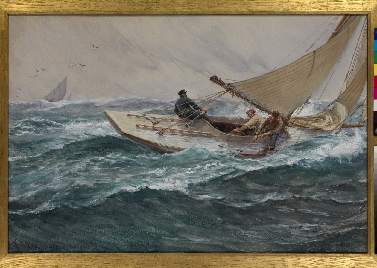 青年，1902年（蛋彩画＆wc） 作者 查尔斯·纳皮尔·海米