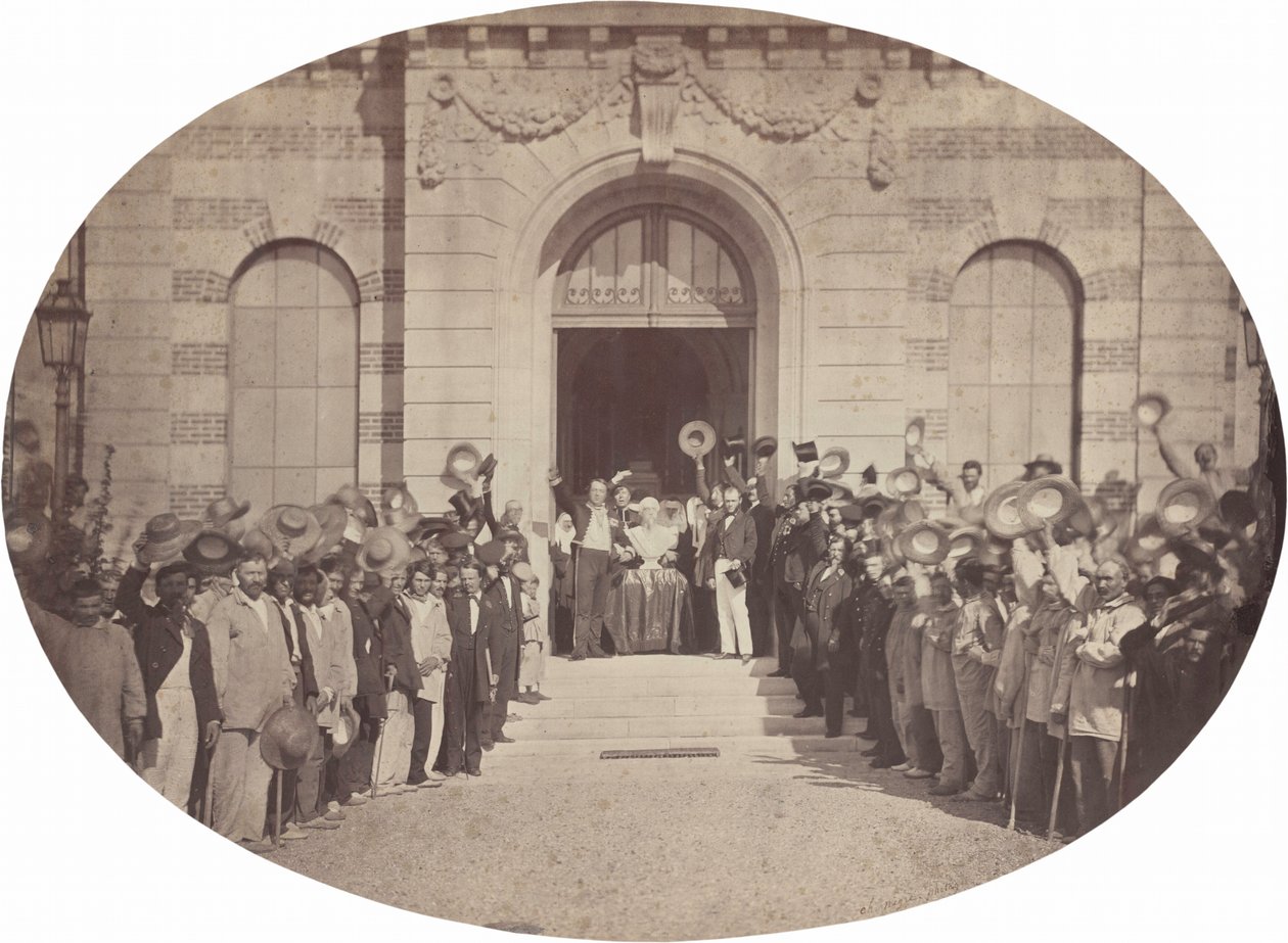 Asile Impérial de Vincennes：1859 年 8 月 15 日向皇帝致敬（照片） 作者 查尔斯·内格雷