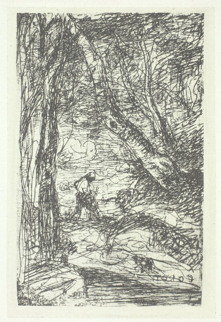 Le bucheron，可能是1857年，1982年印刷。 作者 查尔斯·内格雷