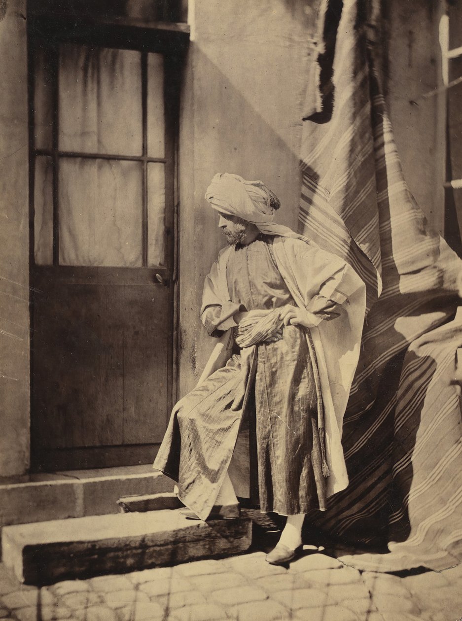 [东方服装的自画像]，1855-60。 作者 查尔斯·内格雷