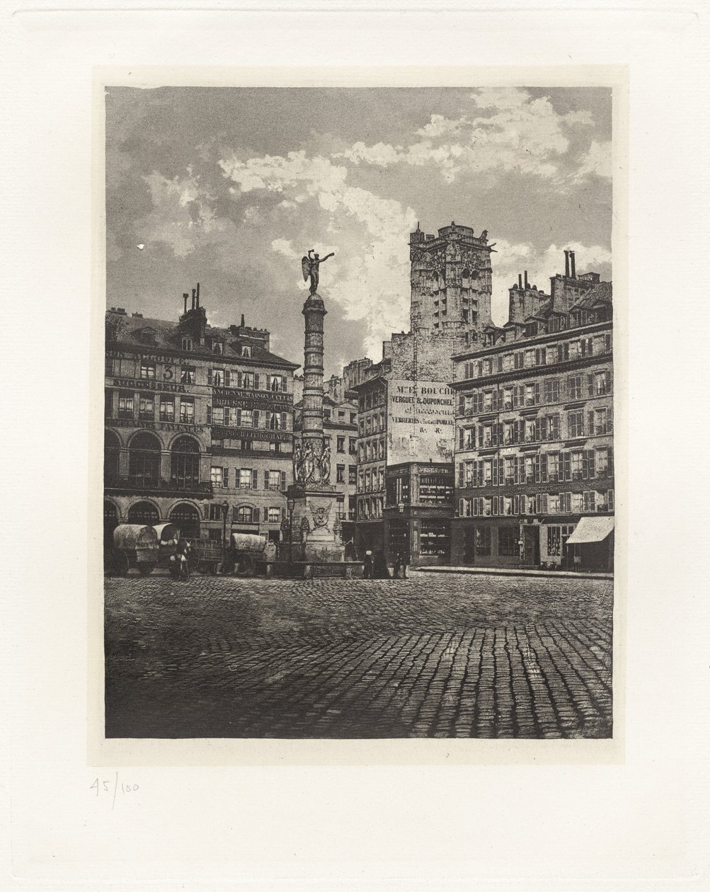第五板块 - 夏特莱广场 (Plate V - Place du Châtelet) 作者 查尔斯·内格雷，安德烈·詹姆斯