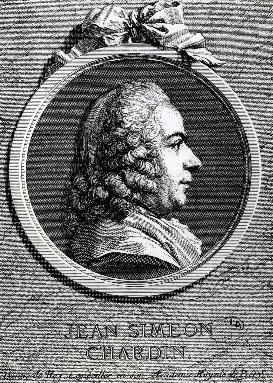 Jean Simeon Chardin（铜版画） 作者 查尔斯·尼古拉斯二世·科钦