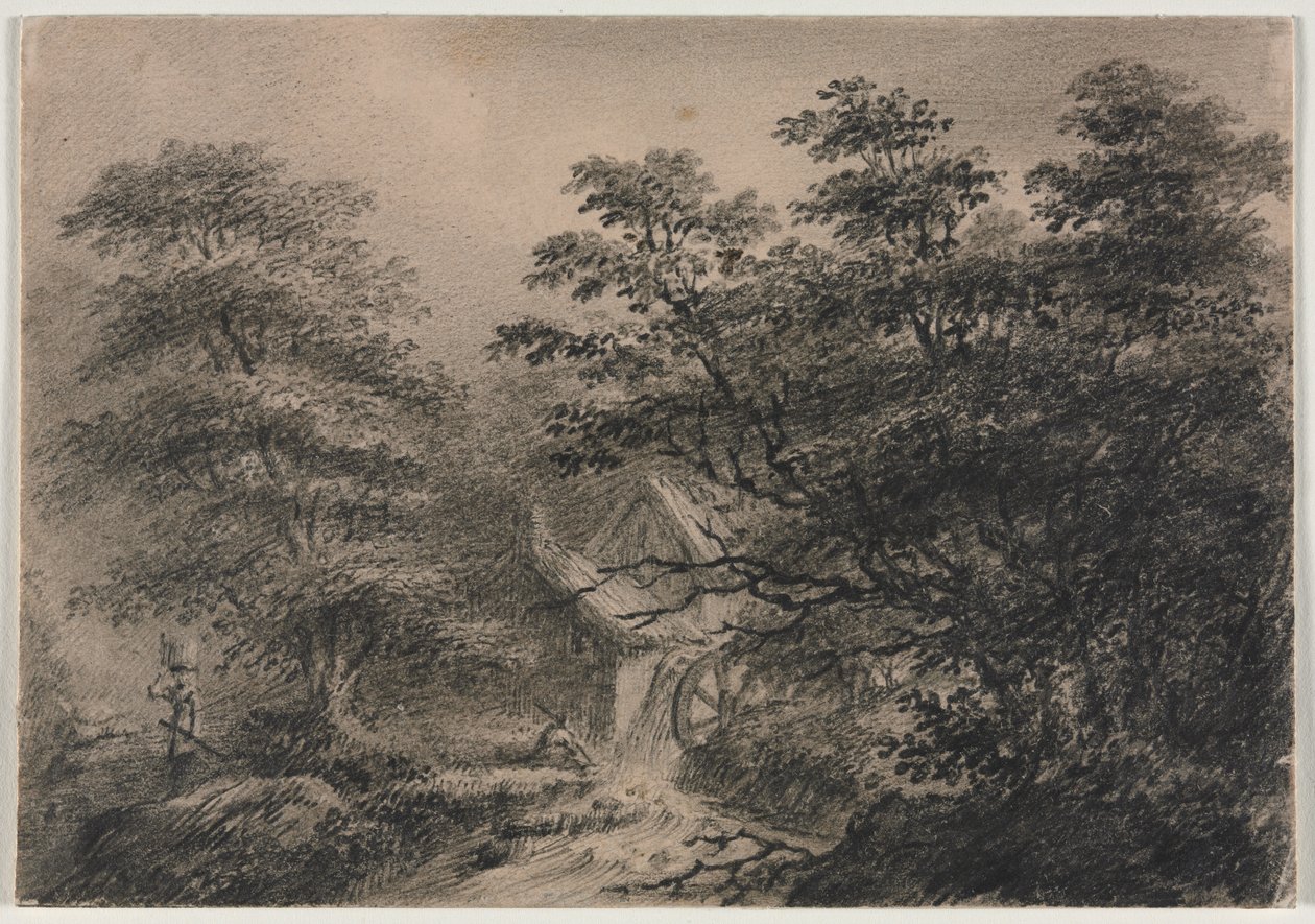 有磨坊的风景 作者 查尔斯·诺里斯