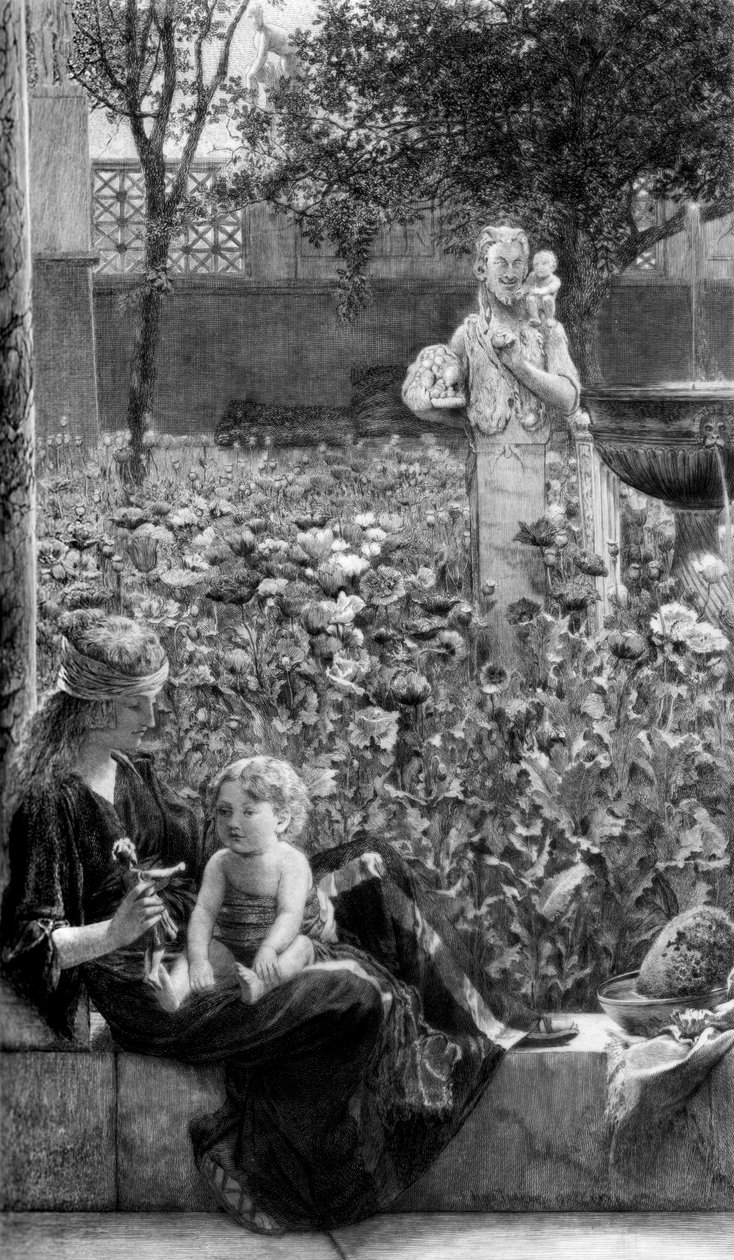 Cildish感情，c1880-1882。 作者 查尔斯·奥利维尔·默里