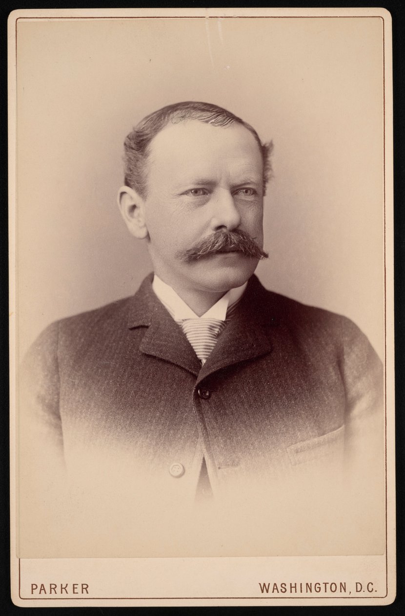 詹姆斯-米尔顿-弗林特博士的肖像，1838-1919年，1887年至1904年间。 作者 查尔斯·帕克
