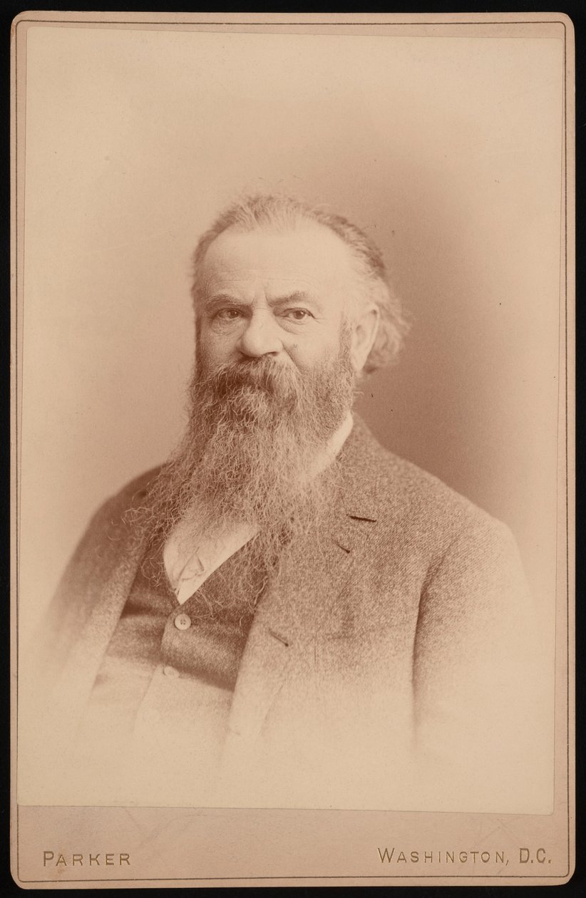 约翰-韦斯利-鲍威尔1834-1902年的画像，1885年。 作者 查尔斯·帕克