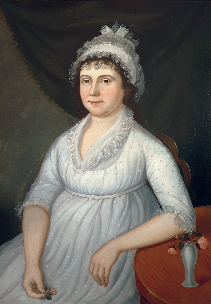 Hannah Lemmon Corcoran，c.1802-10 作者 查尔斯·皮尔·波尔克