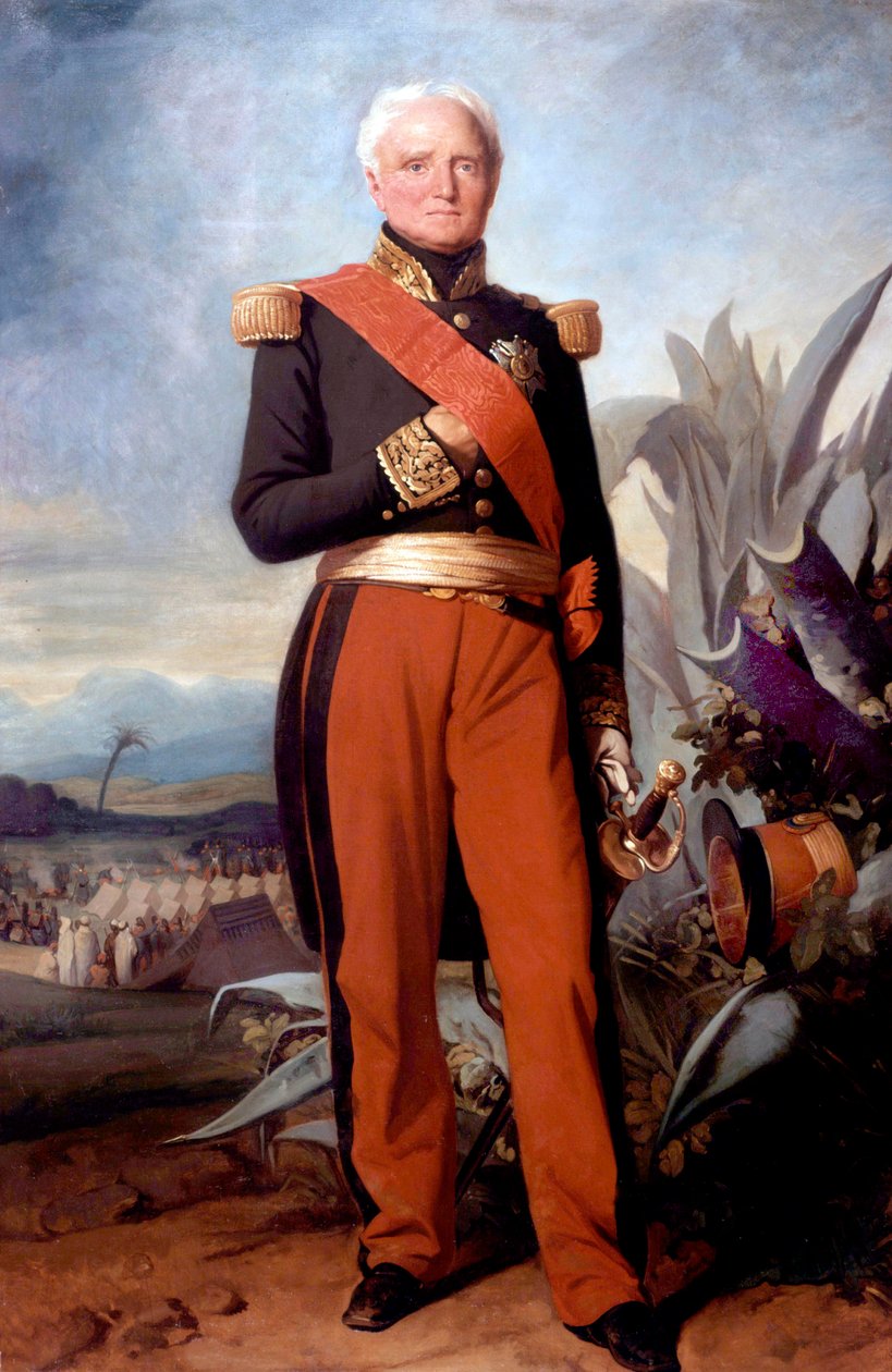 1843年法国马歇尔的Thomas Robert Bugeaud de la Piconnerie 作者 查尔斯·菲利普·拉里维埃