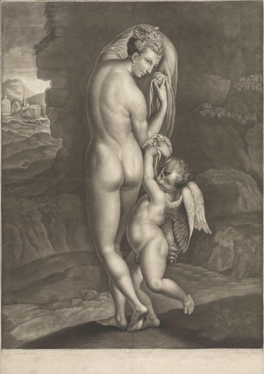 Venus and Cupid 作者 查尔斯·菲利普斯