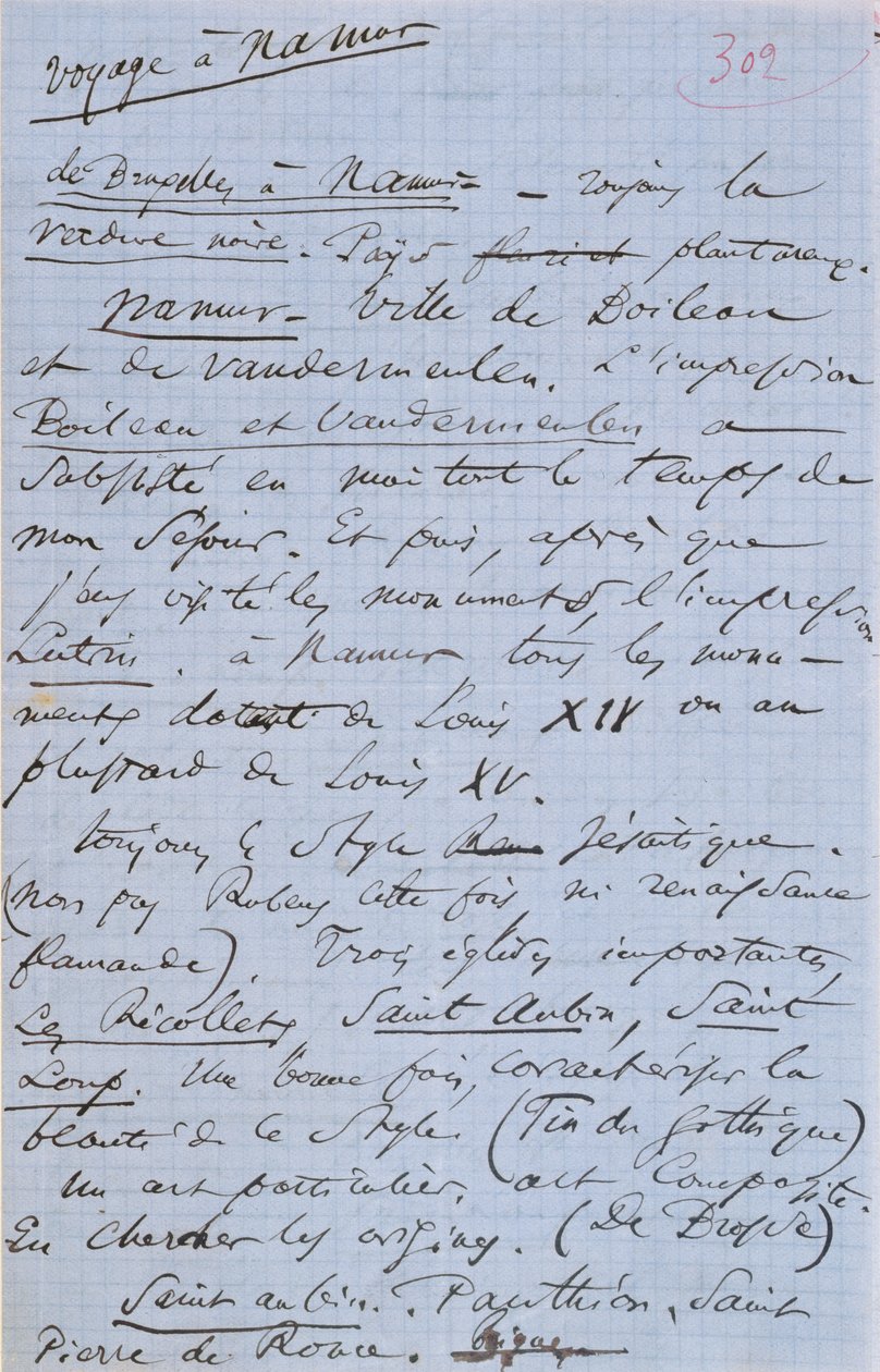 波德莱尔的小册子&39;Pauvre Belgique&39;描述了他1864年前往那慕尔的旅行 作者 查尔斯-皮埃尔·波德莱尔