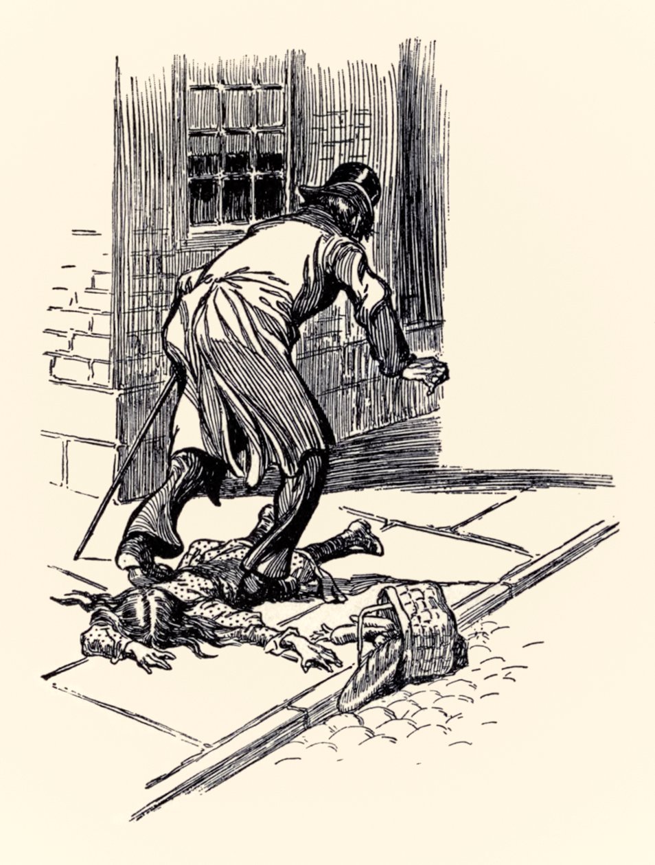 像一些该死的 "巨无霸"，出自罗伯特-路易斯-史蒂文森（1850-1894）的《杰基尔博士和海德先生的奇异事件》，由查尔斯-雷蒙德-澳门利（1871-1934）绘制。 作者 查尔斯·雷蒙德·麦考利