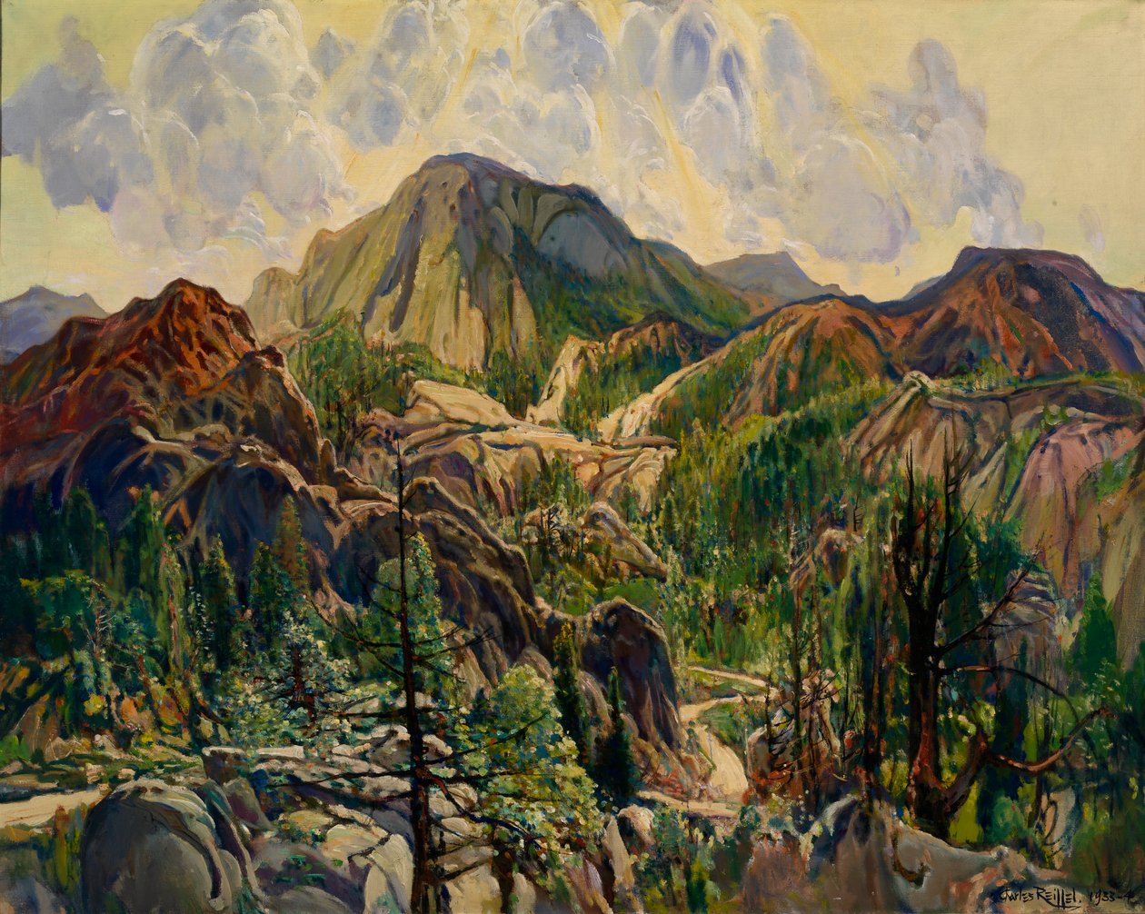 库亚马卡斯的道路，约1933-1934年。 作者 查尔斯·雷菲尔
