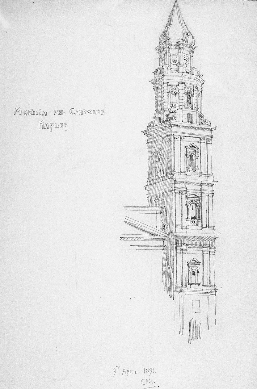 Marian del Carmine，那不勒斯 作者 查尔斯·雷尼·麦金托什