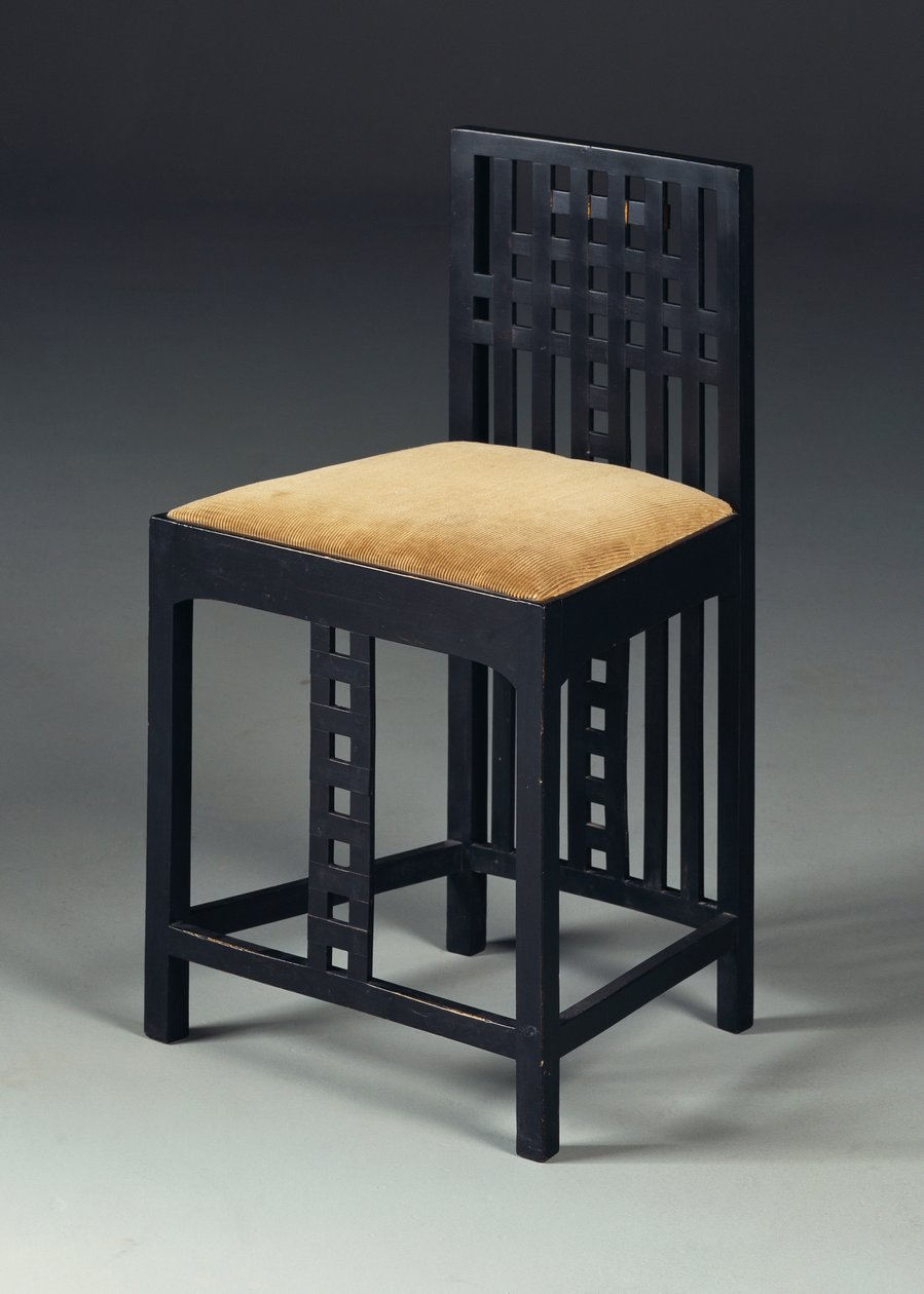 餐边柜，c.1905 - 10（黑檀木） 作者 查尔斯·雷尼·麦金托什