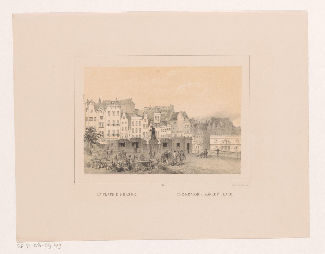 鹿特丹 Grotemarkt 的景观 La place d